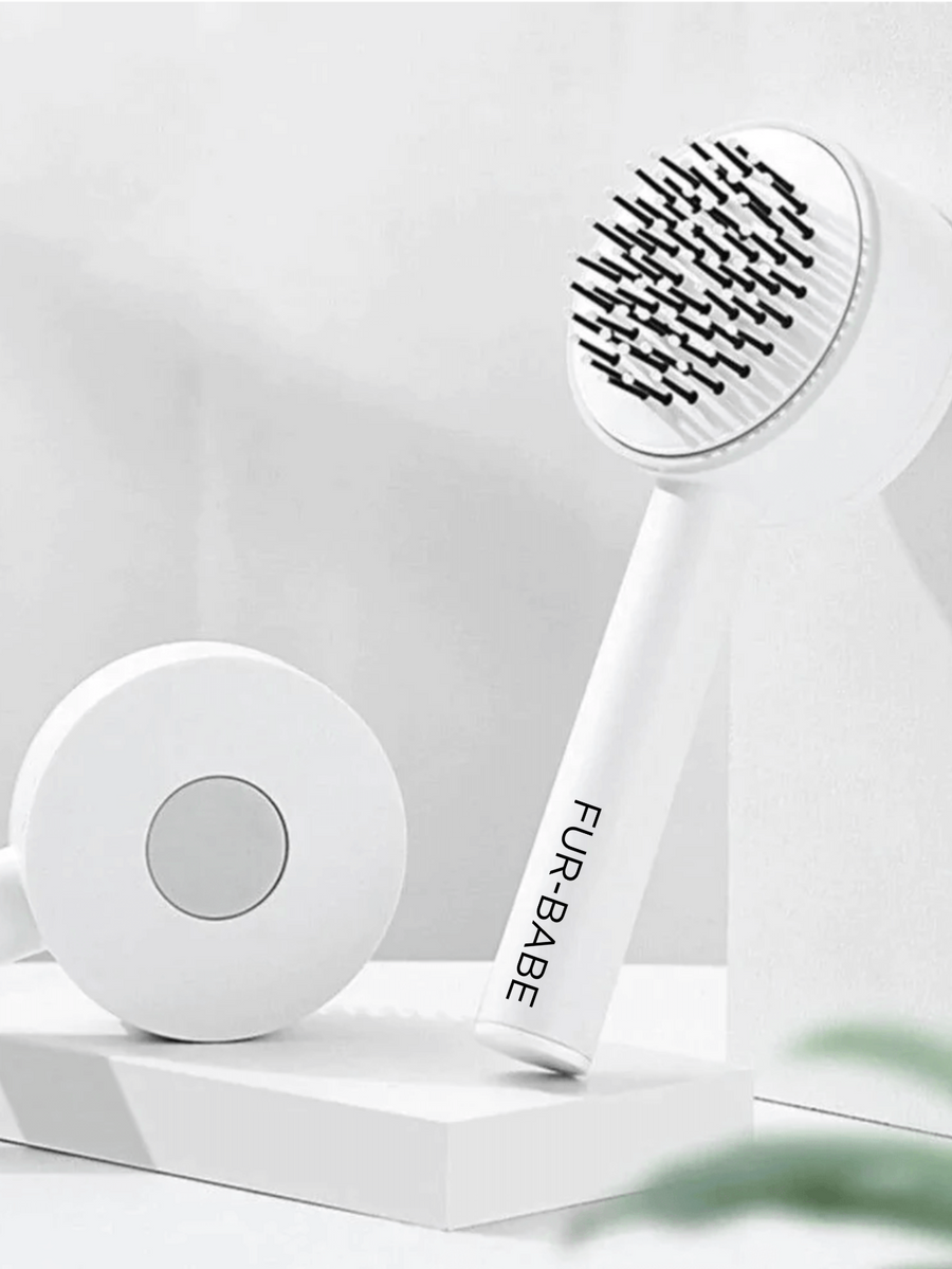 One-Click Fur-Babe Brush (White)