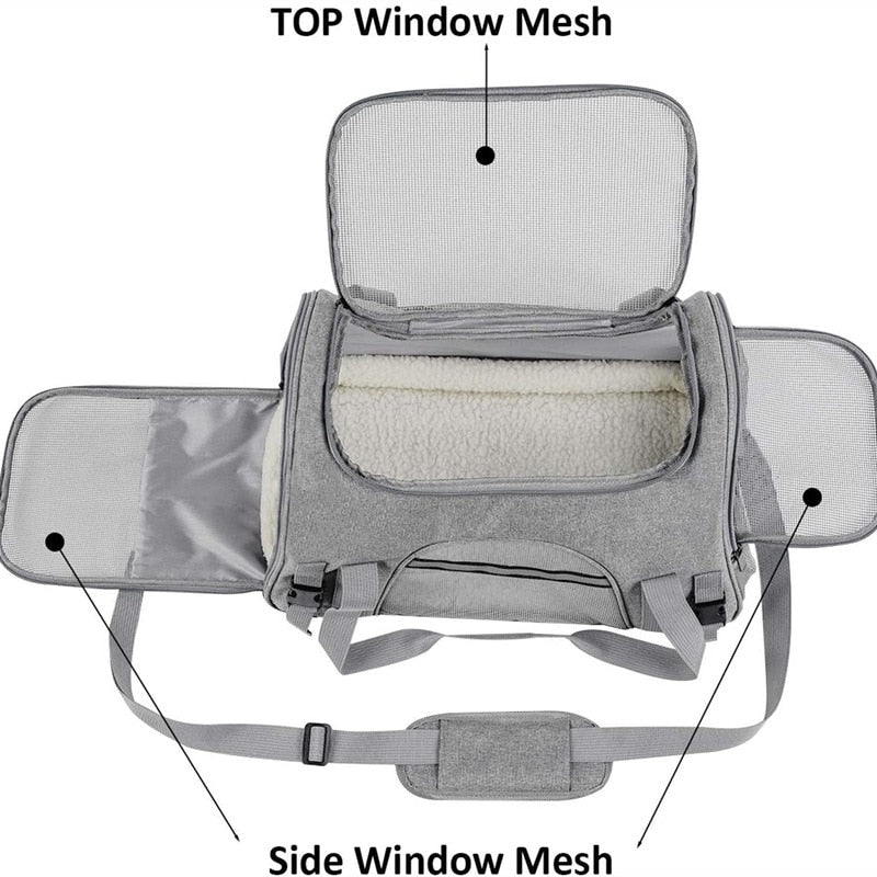 Soft Breathable Pet Carriers