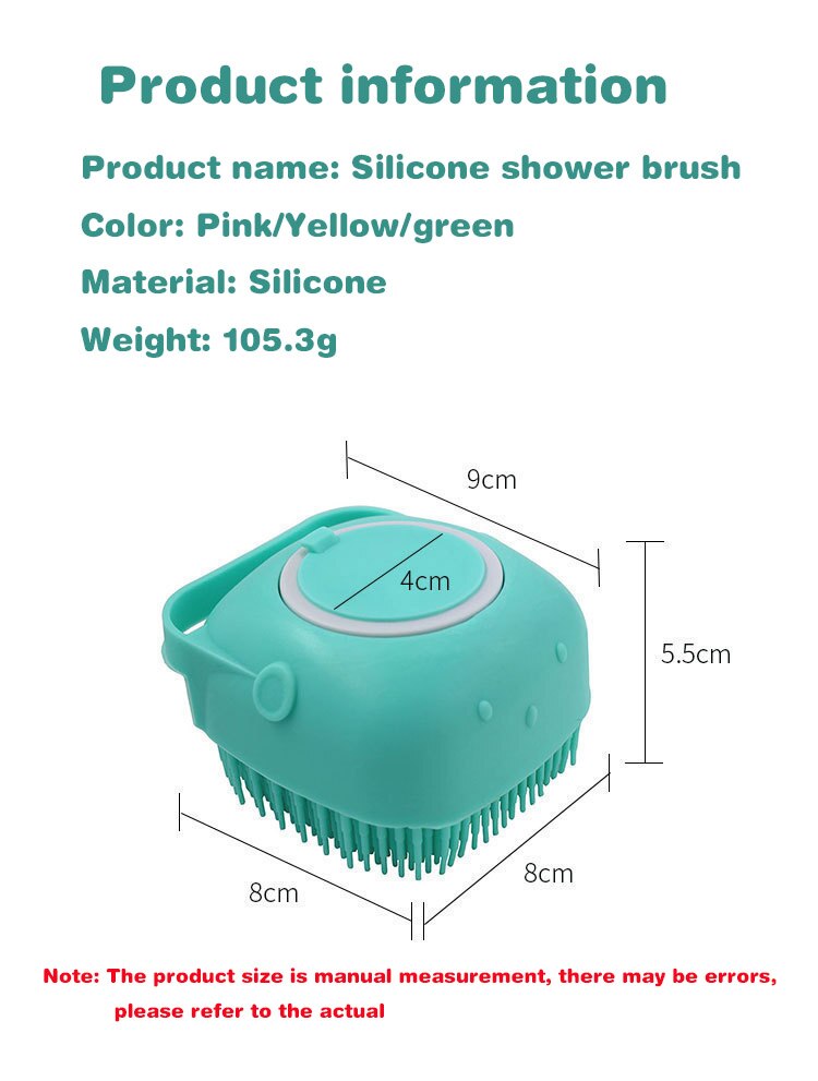 Soft Silicone Bath Brush