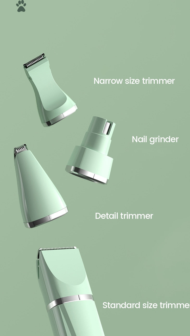 4 in 1 Electric Pet Hair Trimmer (2 Colours)