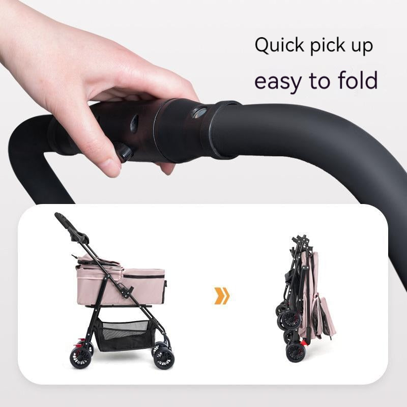 Lightweight Foldable Pet Stroller