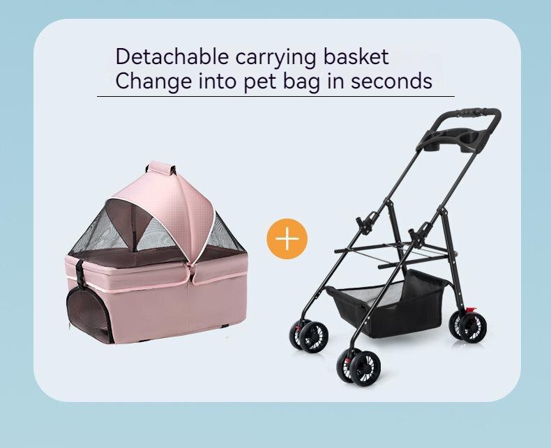 Lightweight Foldable Pet Stroller