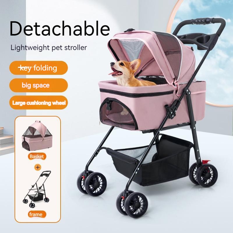 Lightweight Foldable Pet Stroller